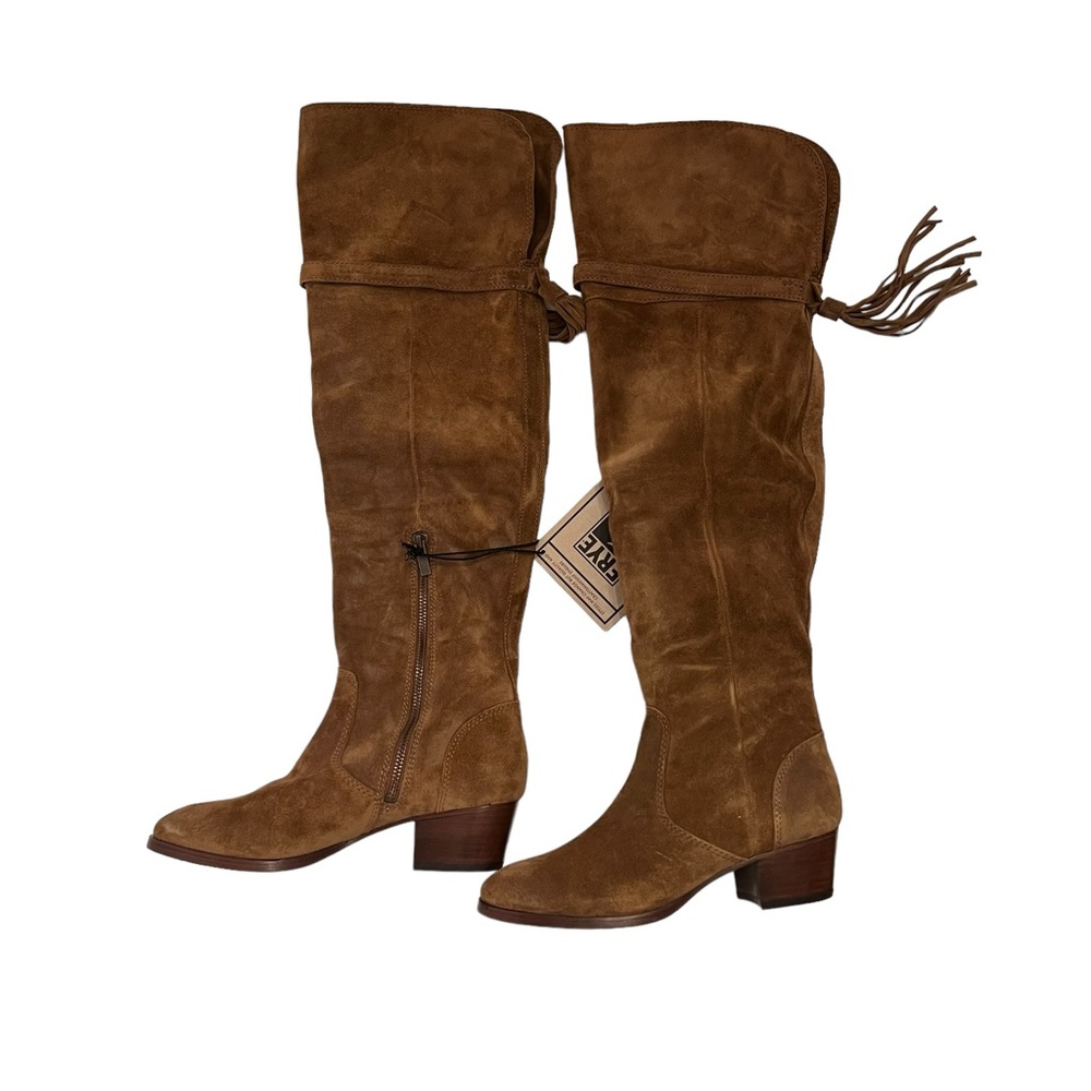 Frye Brown Suede Over the Knee Boots Size 6.5. NWT but not with box
